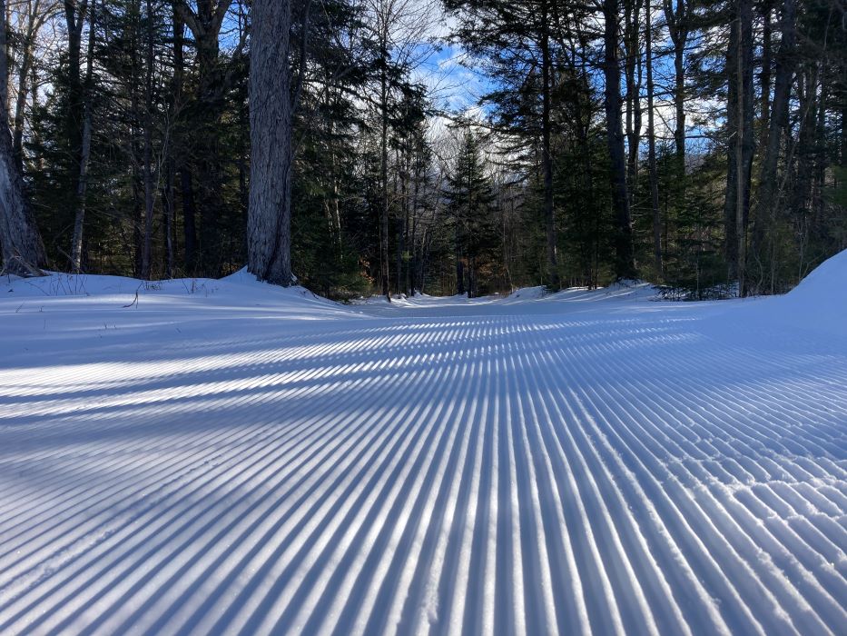 Grooming is looking good on the trails!